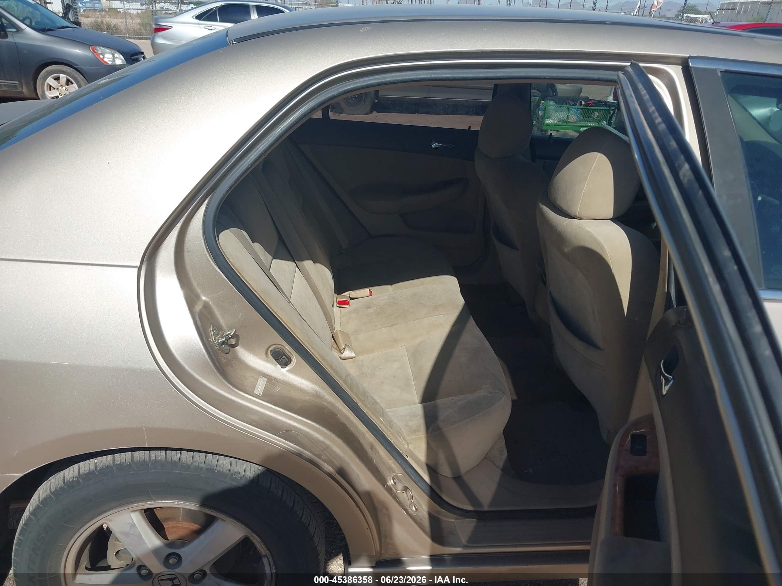 2005 Honda Accord 2.4 Ex Champagne vin: 1HGCM56735A005232