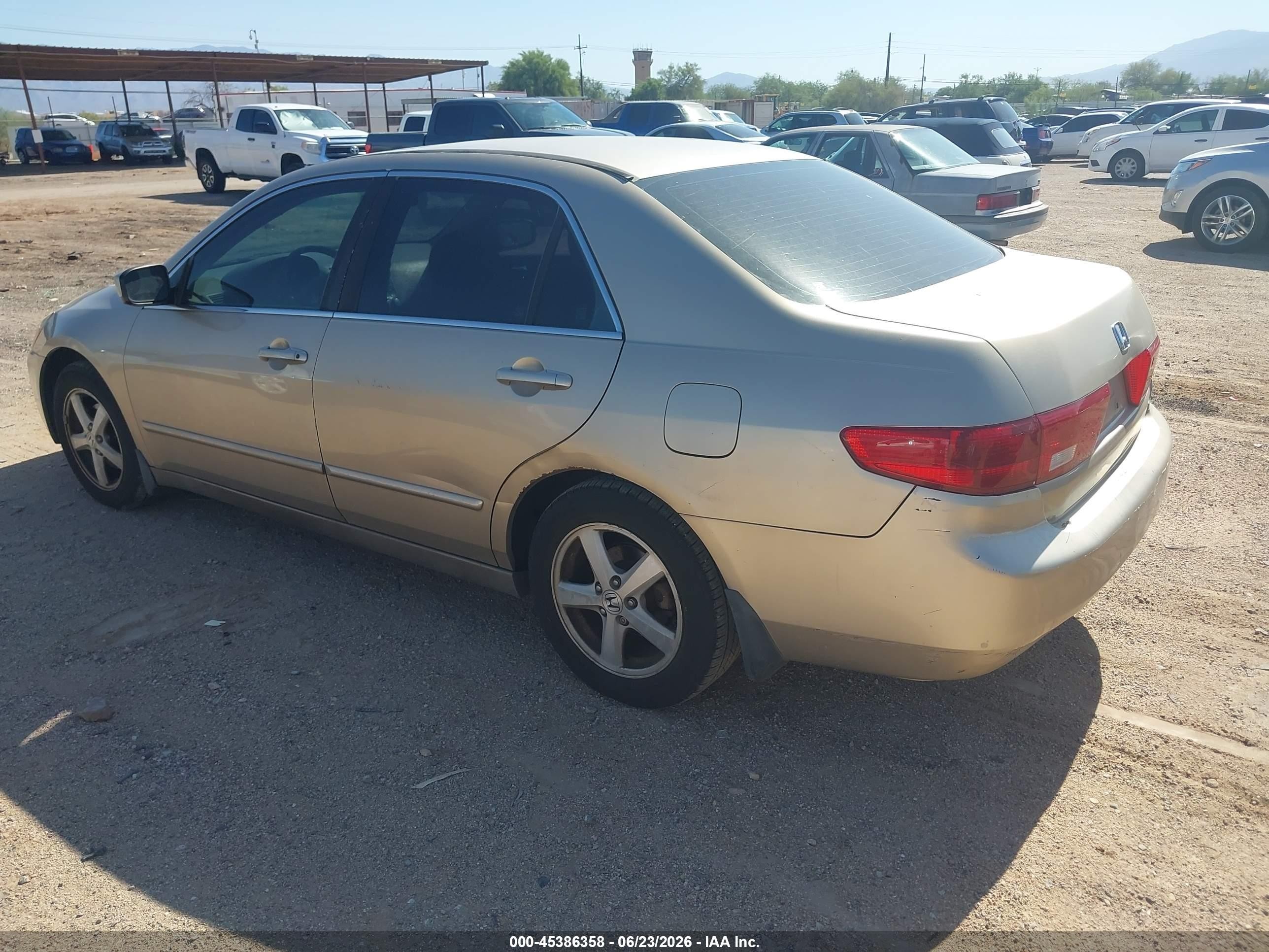 2005 Honda Accord 2.4 Ex Champagne vin: 1HGCM56735A005232