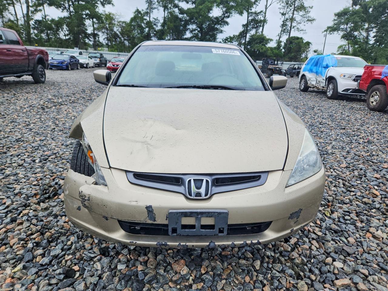 2005 Honda Accord Ex Золотой vin: 1HGCM56735A063194
