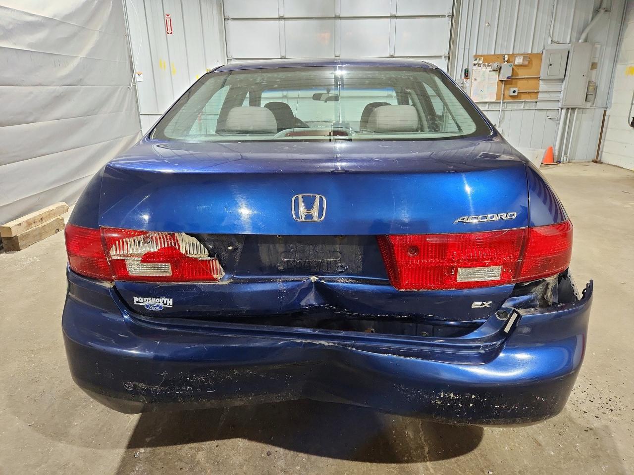 2005 Honda Accord Ex Blue vin: 1HGCM56735A069982