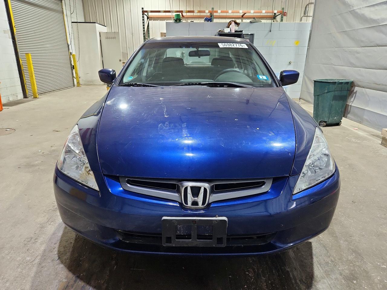 2005 Honda Accord Ex Blue vin: 1HGCM56735A069982