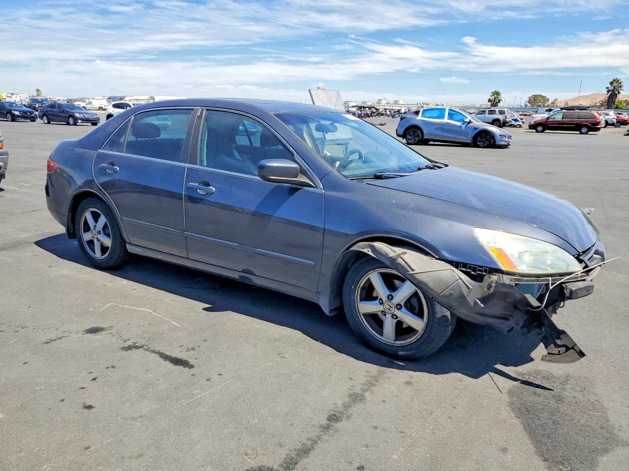 2005 Honda Accord Ex Серый vin: 1HGCM56735A071635