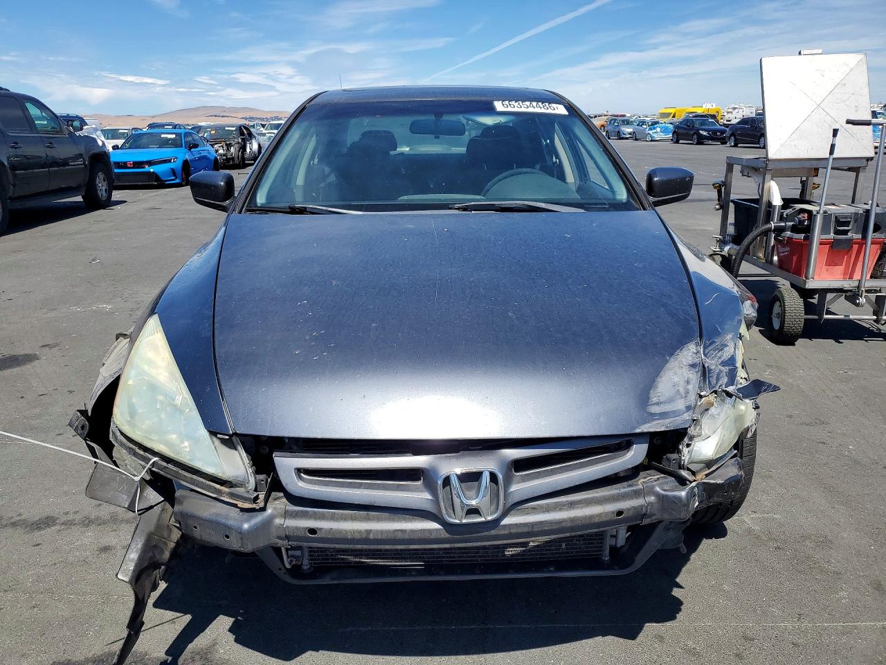 2005 Honda Accord Ex Серый vin: 1HGCM56735A071635