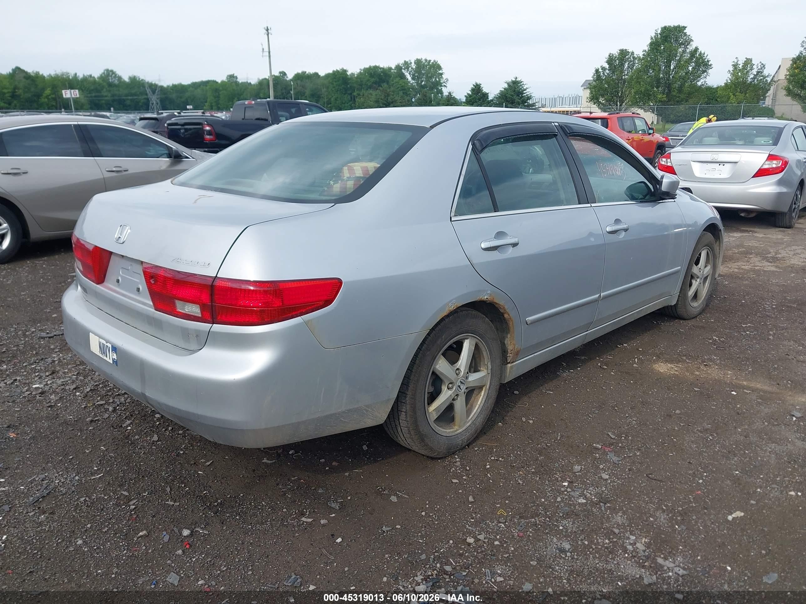2005 Honda Accord 2.4 Ex Silver vin: 1HGCM56735A171752