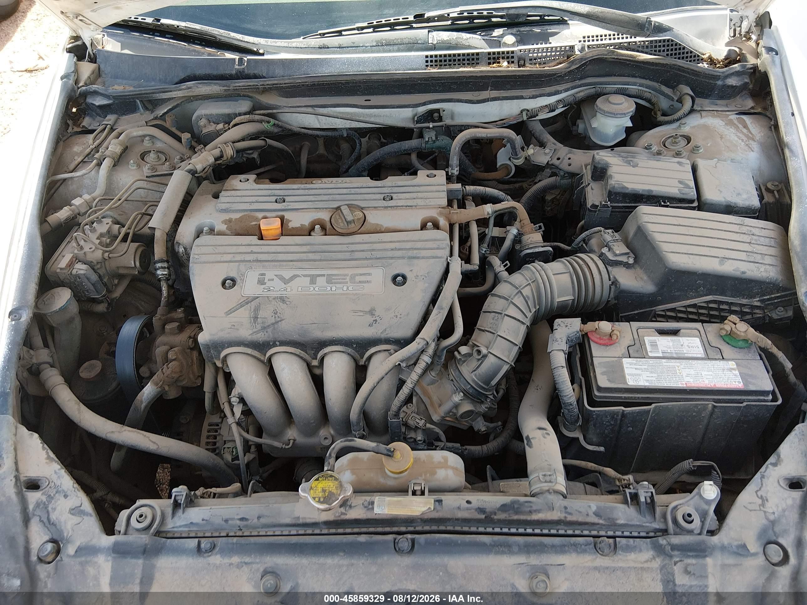 2006 Honda Accord 2.4 Ex White vin: 1HGCM56736A076674