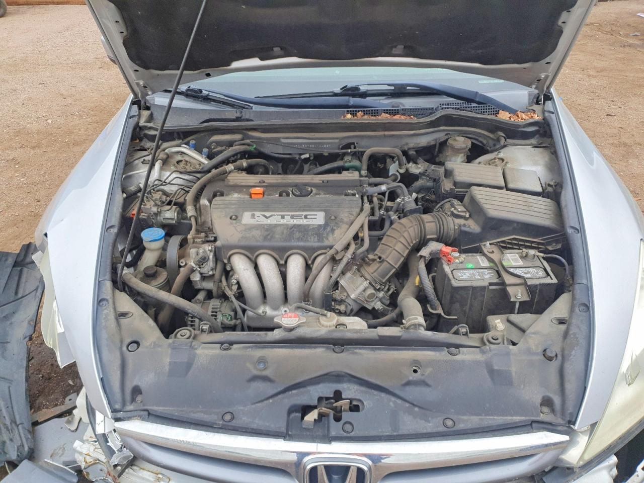 2006 Honda Accord Ex Silver vin: 1HGCM56736A144567