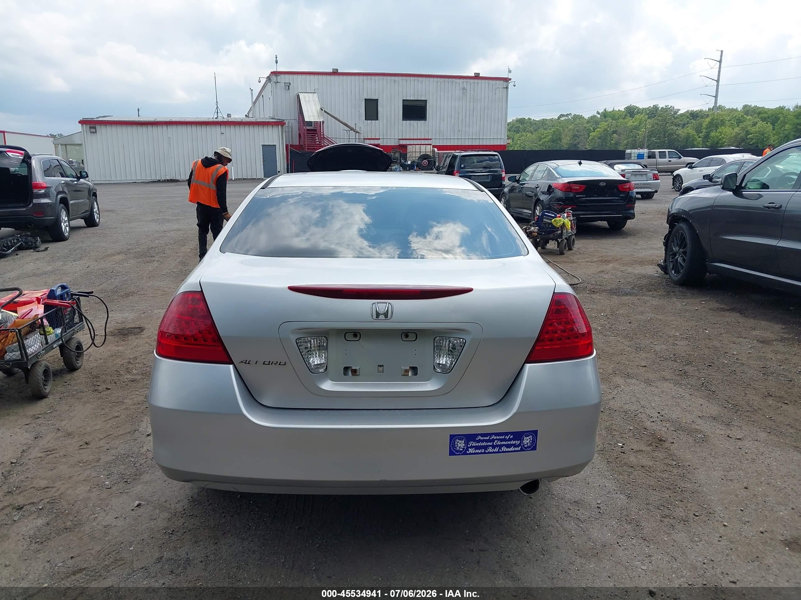 2006 Honda Accord 2.4 Ex Silver vin: 1HGCM56736A174975