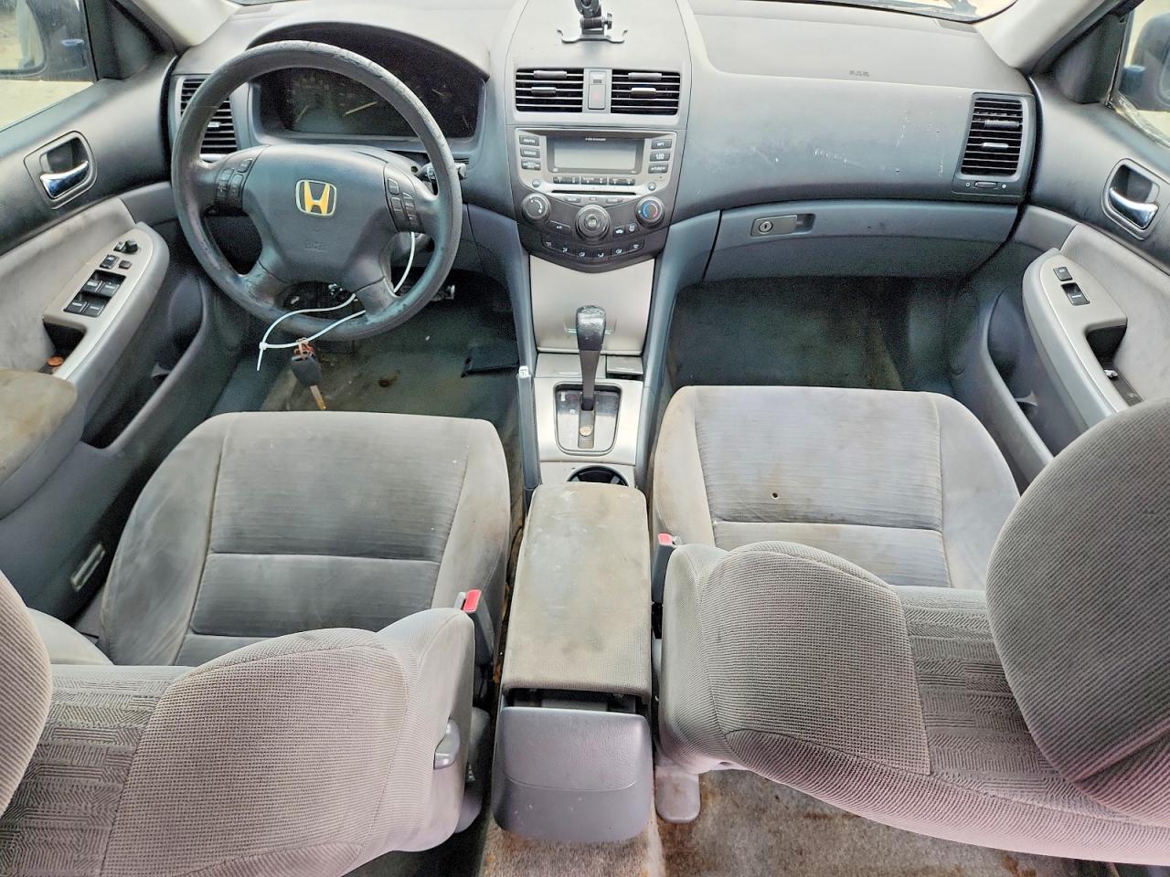 2007 Honda Accord Ex Gray vin: 1HGCM56737A026049