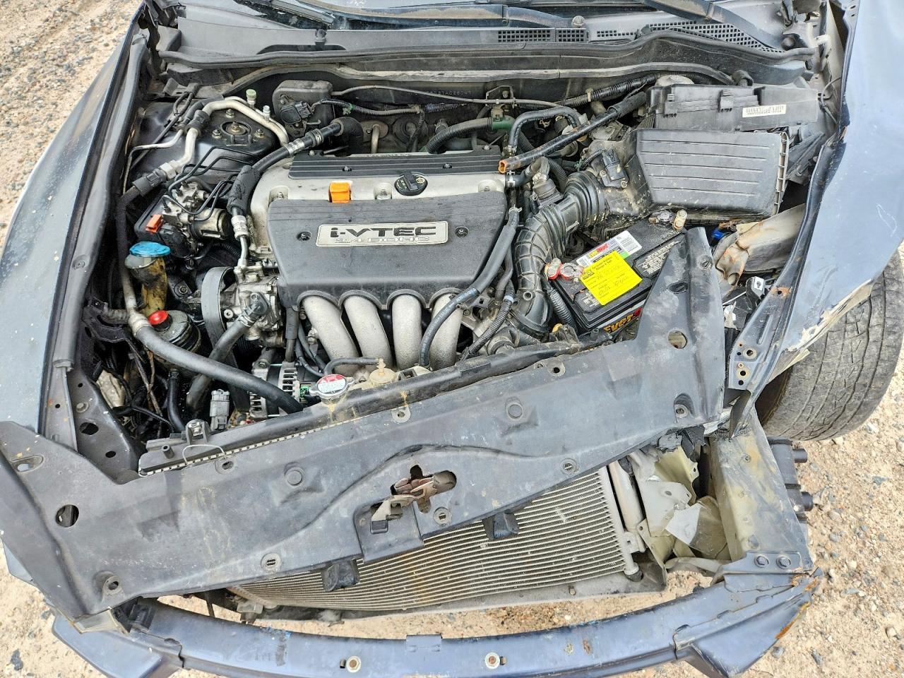 2007 Honda Accord Ex Gray vin: 1HGCM56737A026049