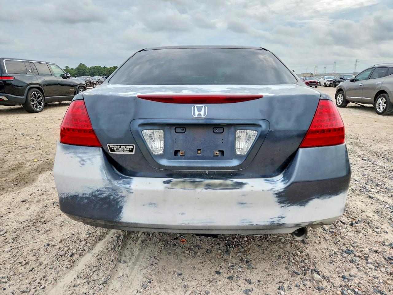 2007 Honda Accord Ex Gray vin: 1HGCM56737A026049