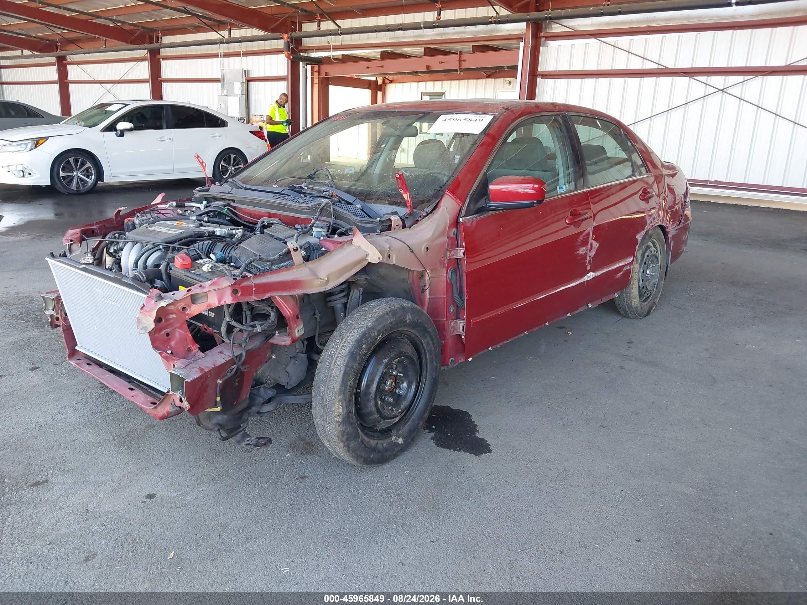 2007 Honda Accord 2.4 Ex Burgundy vin: 1HGCM56737A050965