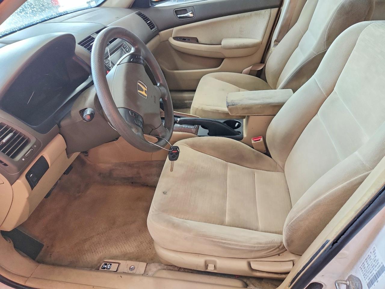 2007 Honda Accord Ex Белый vin: 1HGCM56737A062744