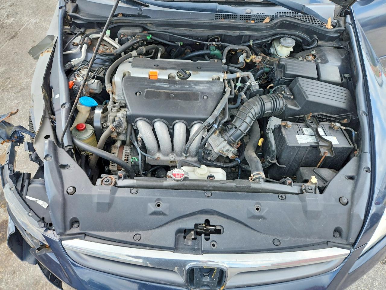 2007 Honda Accord Ex Gray vin: 1HGCM56737A067152