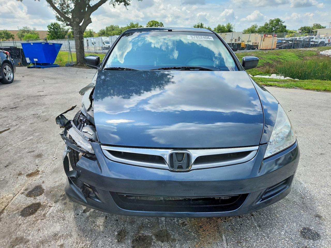 2007 Honda Accord Ex Gray vin: 1HGCM56737A067152