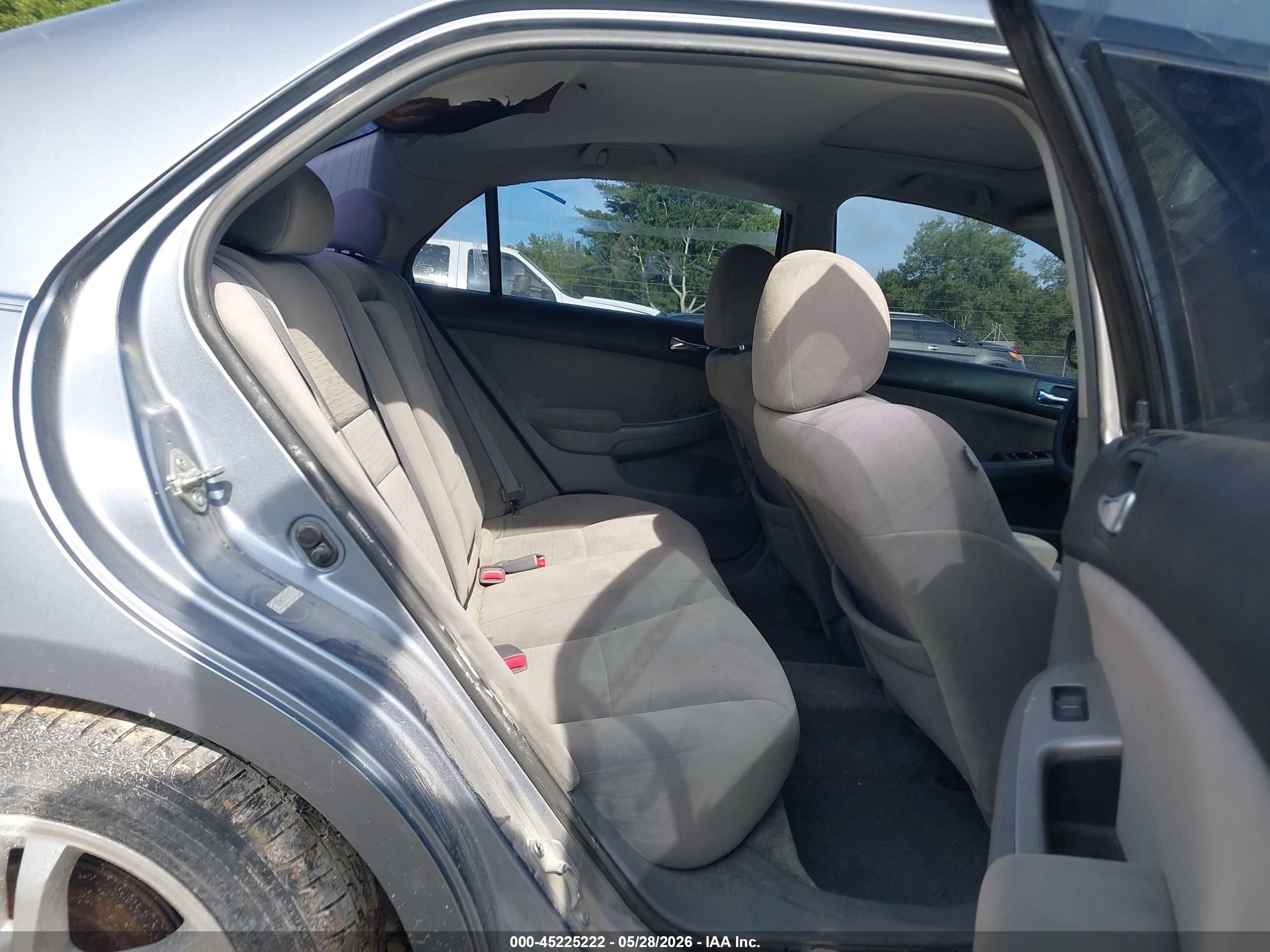 2007 Honda Accord 2.4 Ex Blue vin: 1HGCM56737A161211