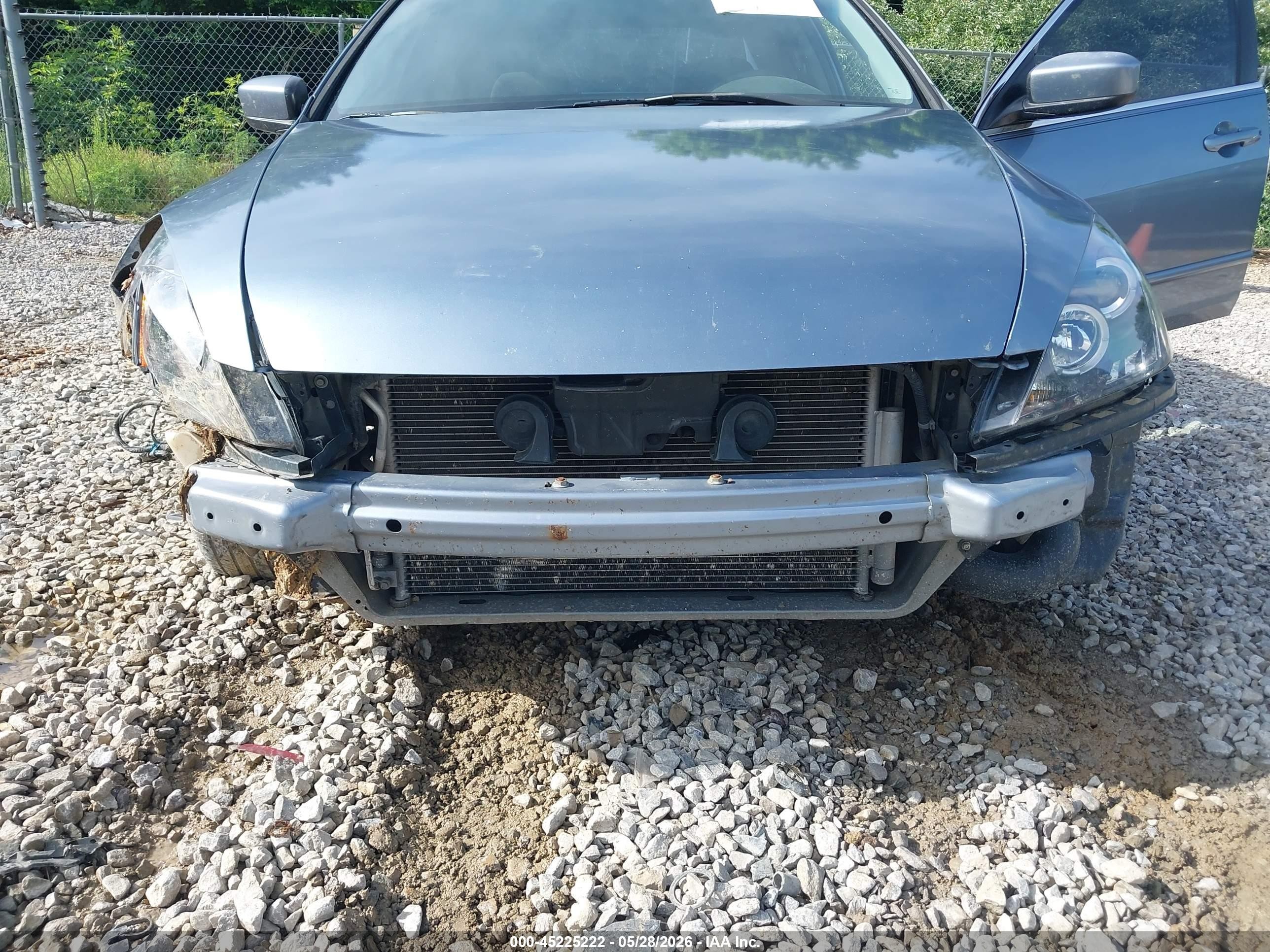 2007 Honda Accord 2.4 Ex Blue vin: 1HGCM56737A161211