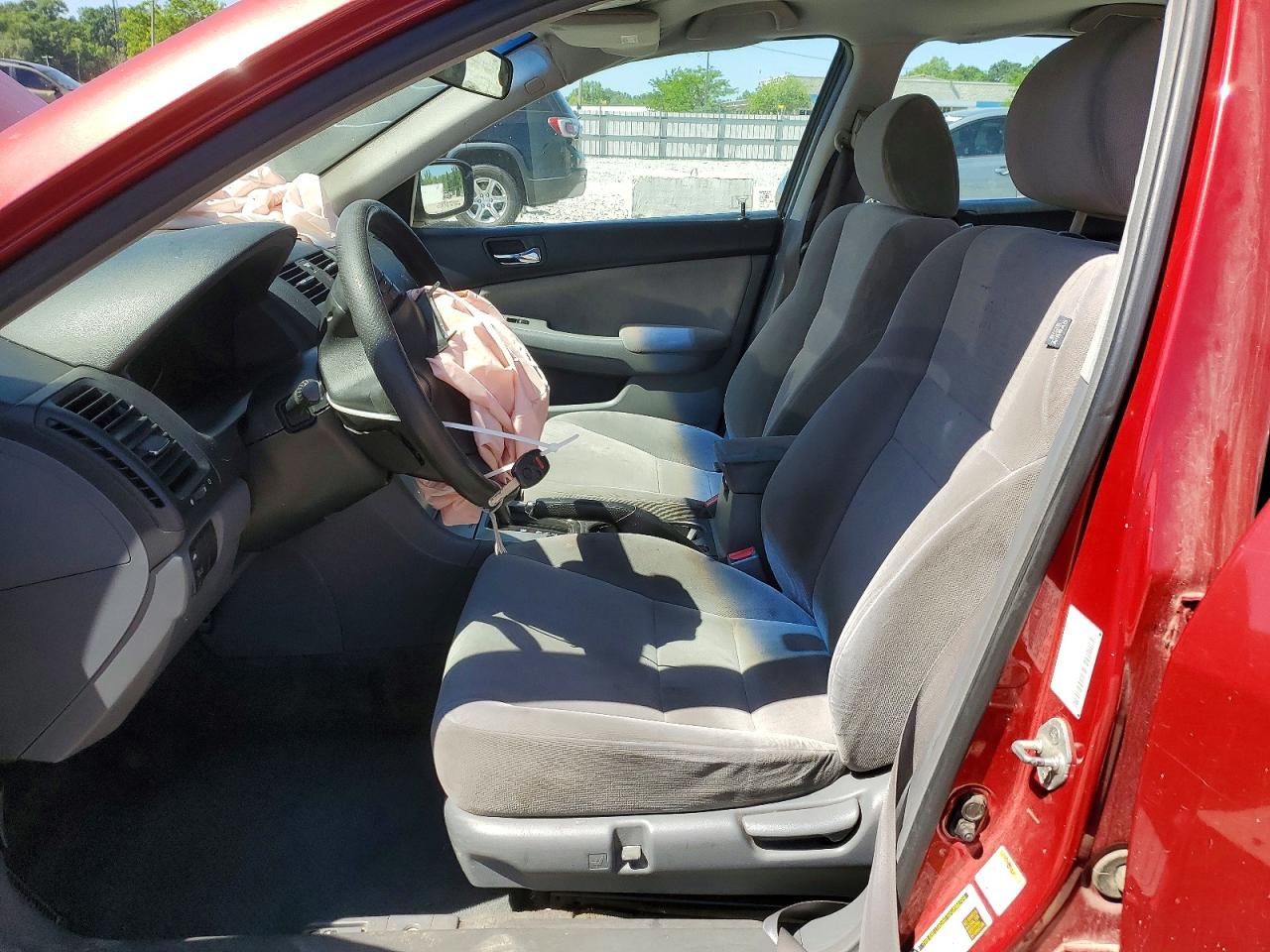 2007 Honda Accord Ex Burgundy vin: 1HGCM56737A185878