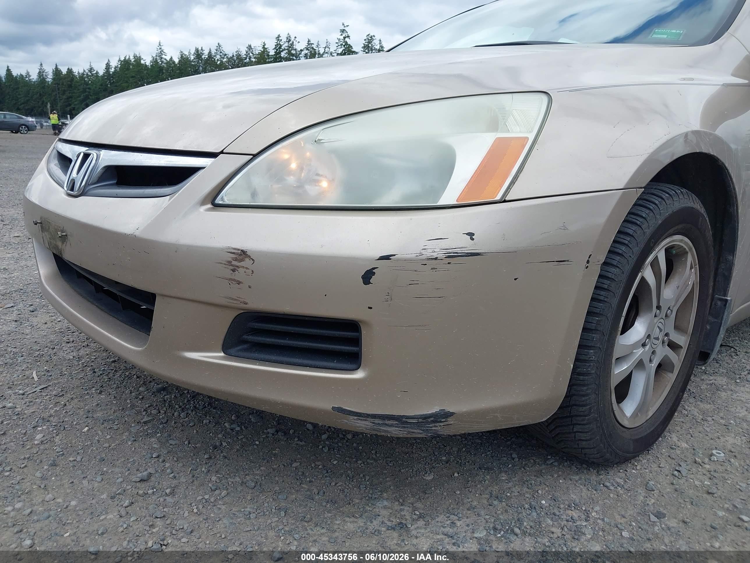 2007 Honda Accord 2.4 Ex Gold vin: 1HGCM56737A191633