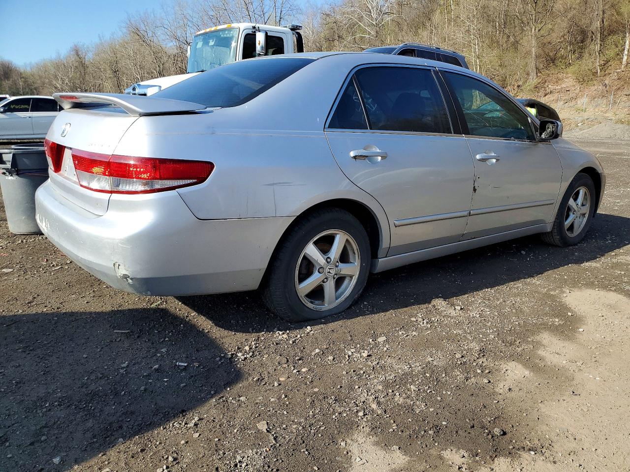 2003 Honda Accord Ex Серебряный vin: 1HGCM56743A141320