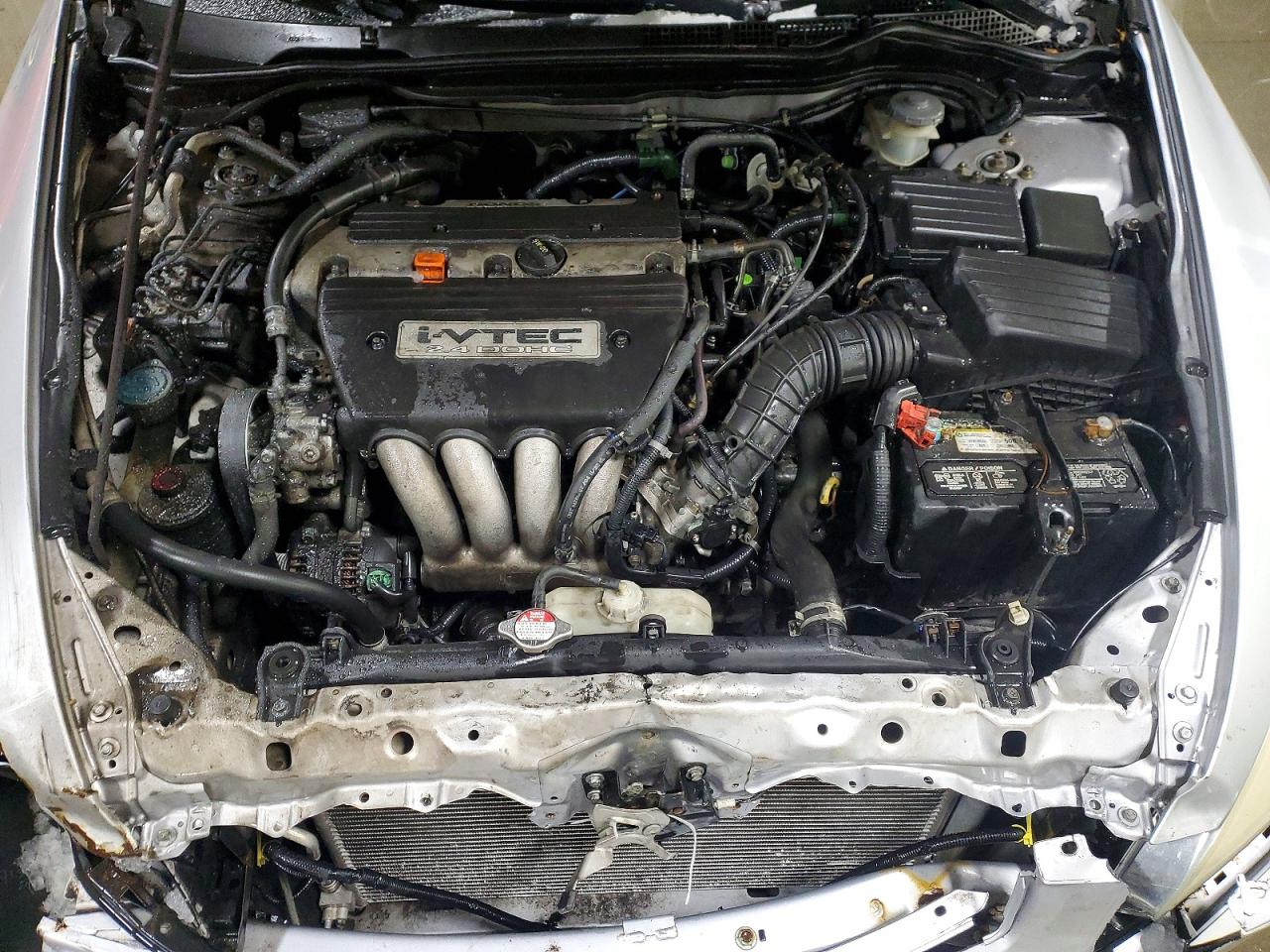 2005 Honda Accord Ex Silver vin: 1HGCM56745A045187