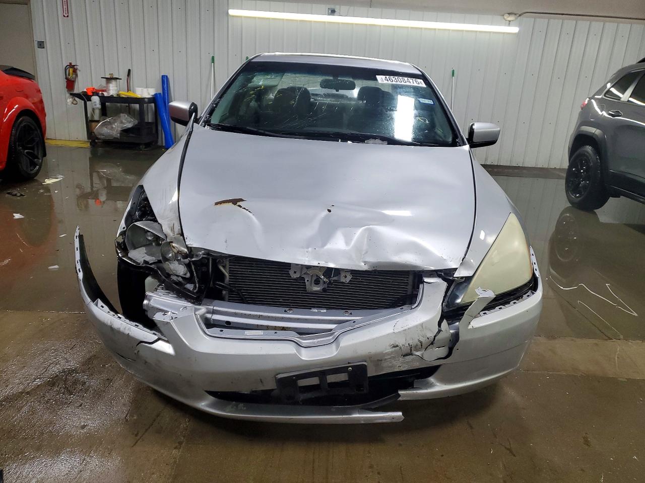 2005 Honda Accord Ex Silver vin: 1HGCM56745A045187