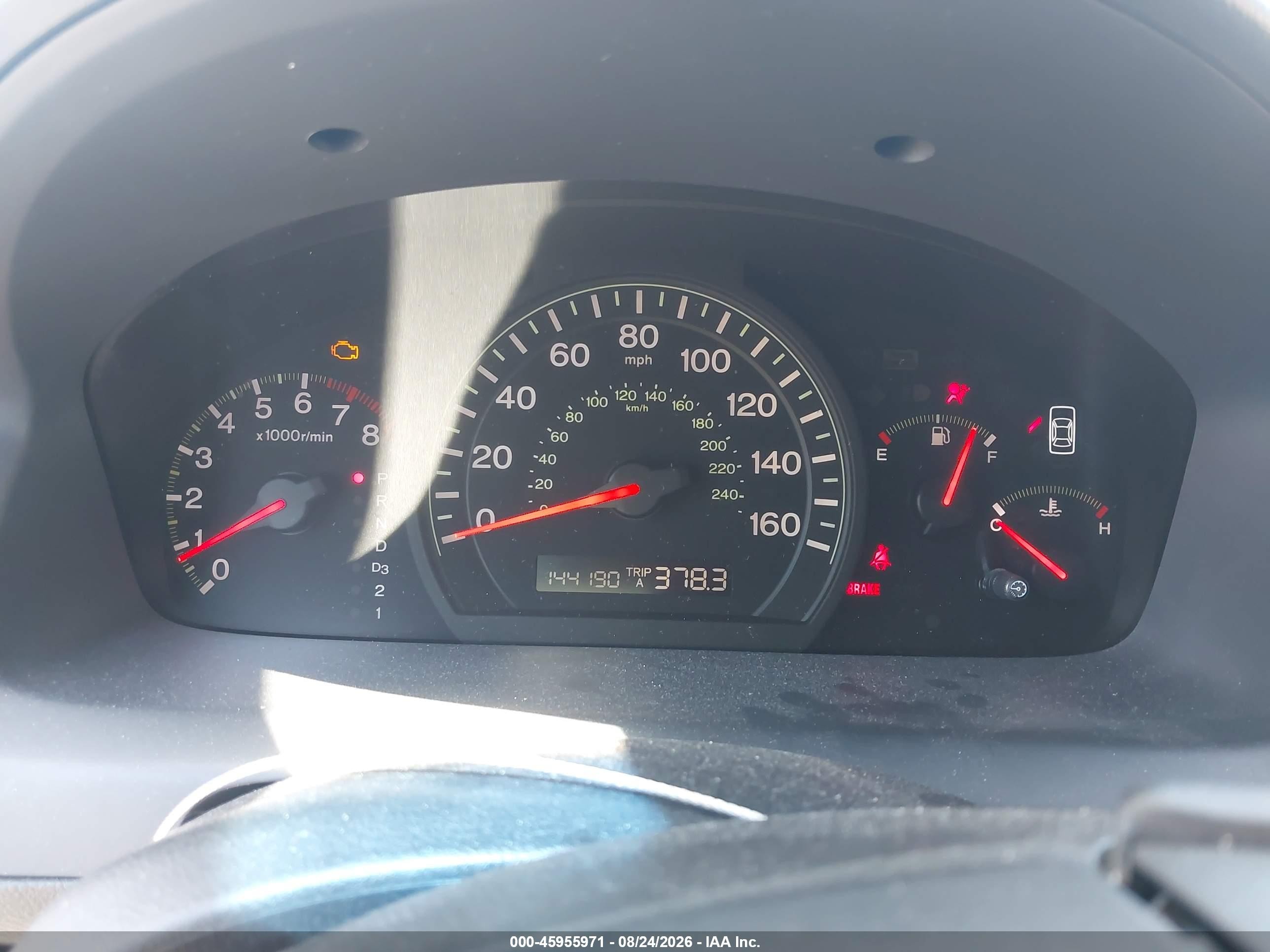2005 Honda Accord 2.4 Ex Red vin: 1HGCM56745A087102