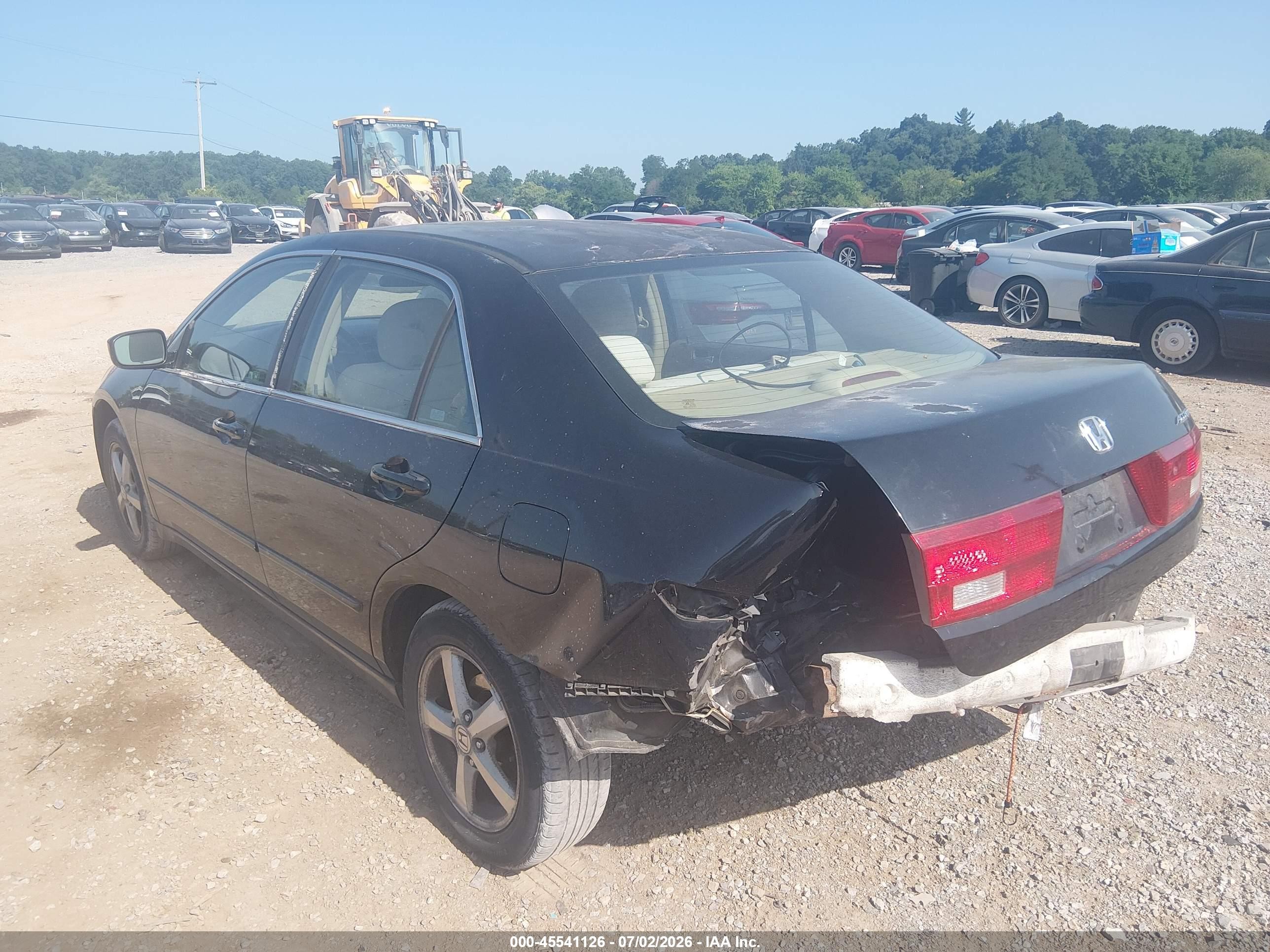 2005 Honda Accord 2.4 Ex Black vin: 1HGCM56745A092509