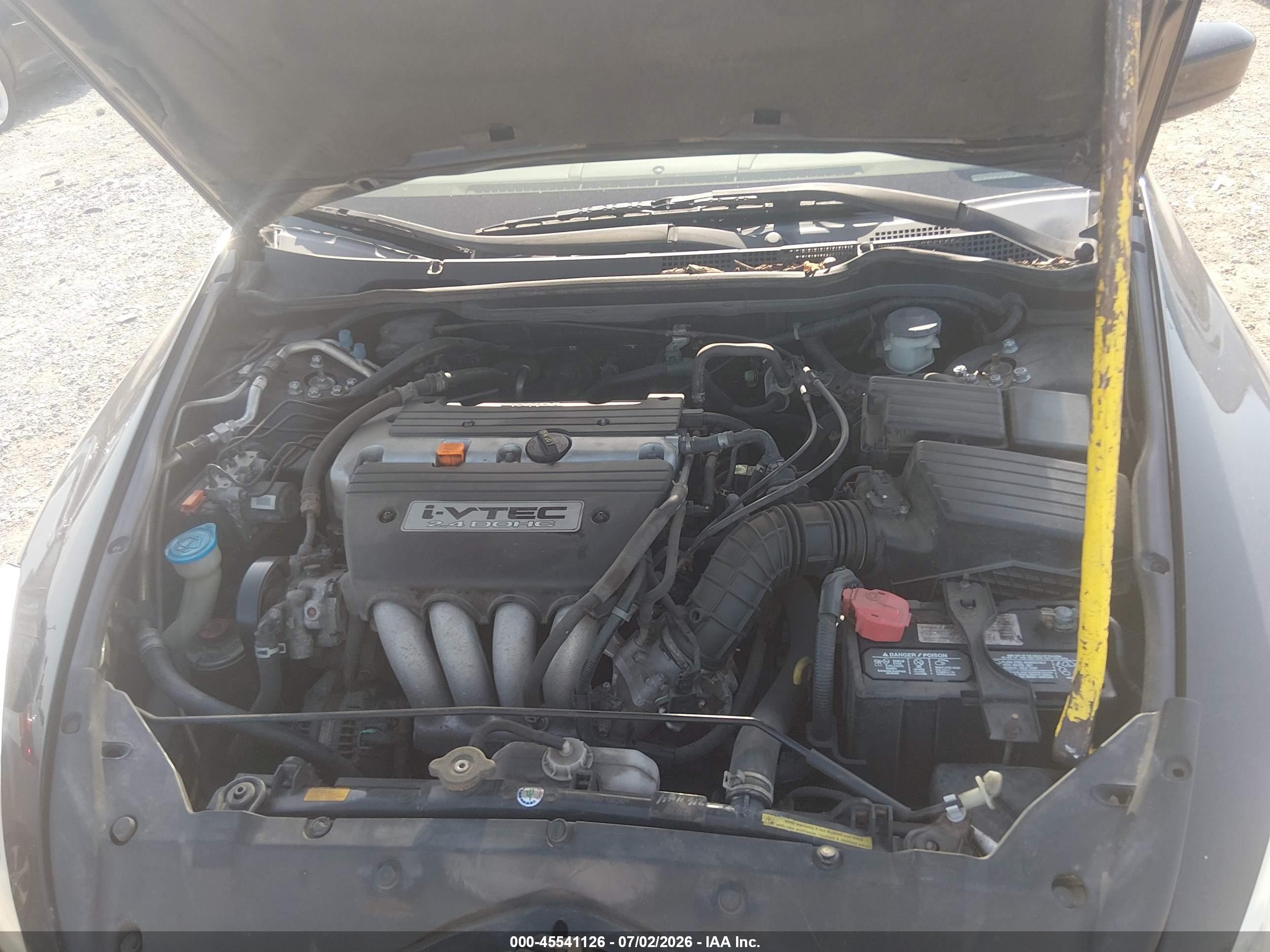 2005 Honda Accord 2.4 Ex Black vin: 1HGCM56745A092509
