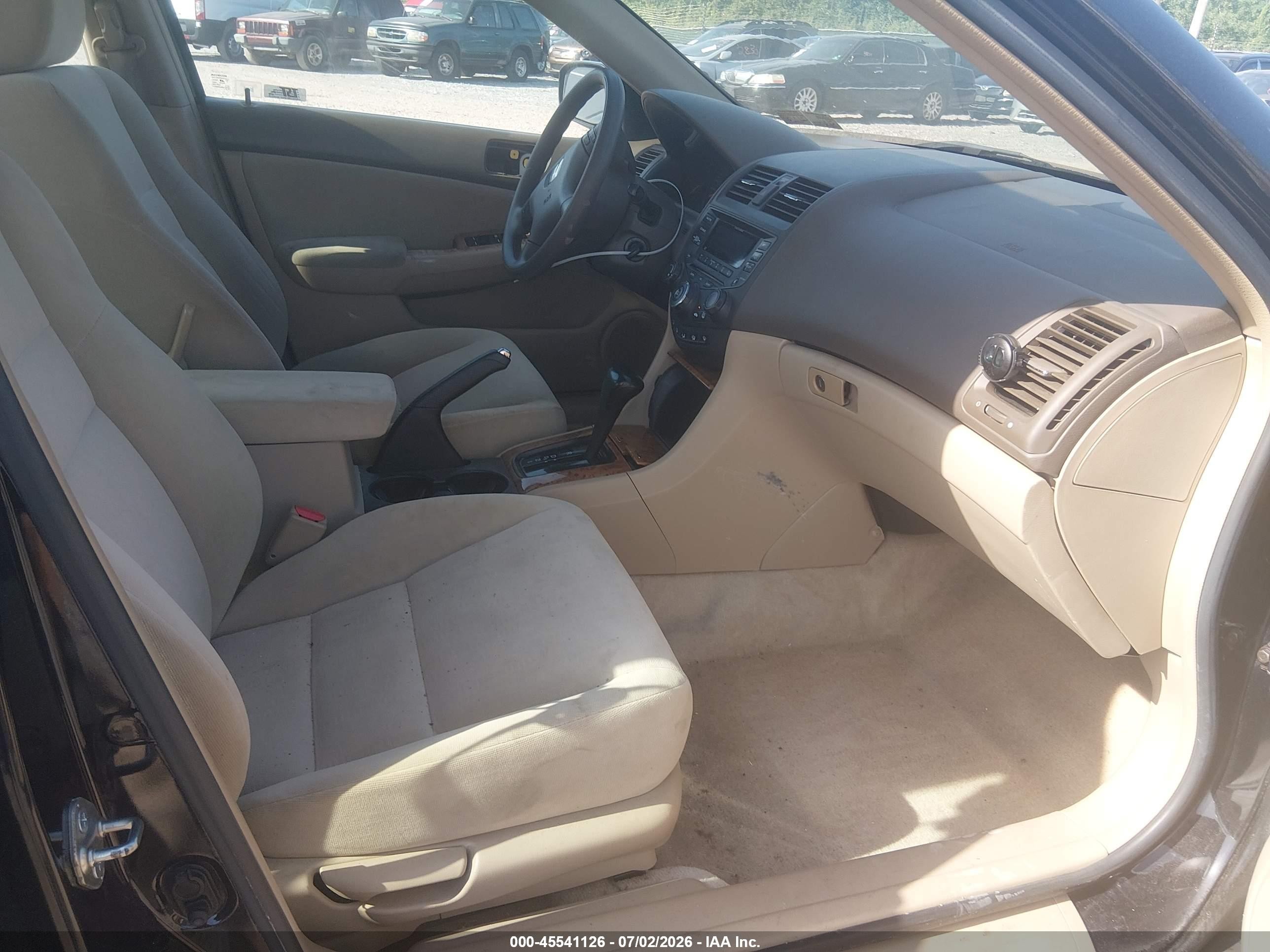 2005 Honda Accord 2.4 Ex Black vin: 1HGCM56745A092509