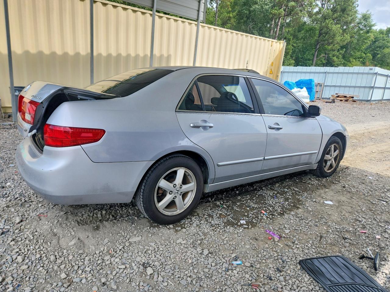 2005 Honda Accord Ex Silver vin: 1HGCM56745A190987