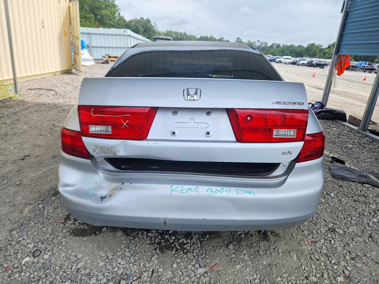 2005 Honda Accord Ex Silver vin: 1HGCM56745A190987