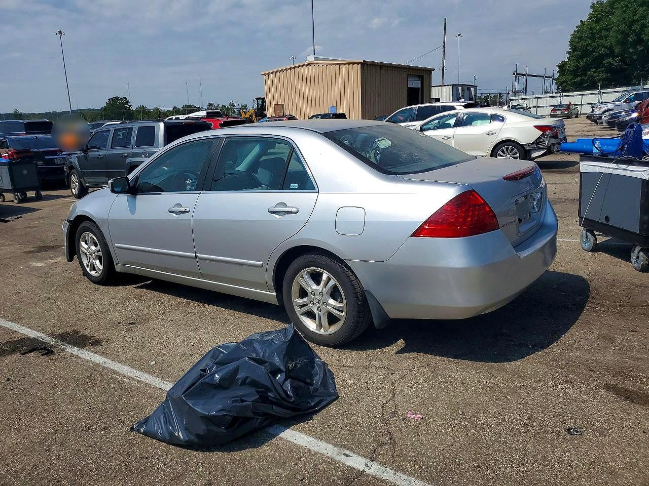 2006 Honda Accord Ex Silver vin: 1HGCM56746A142360