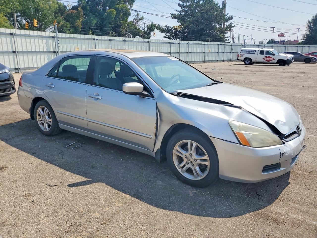 2006 Honda Accord Ex Silver vin: 1HGCM56746A142360