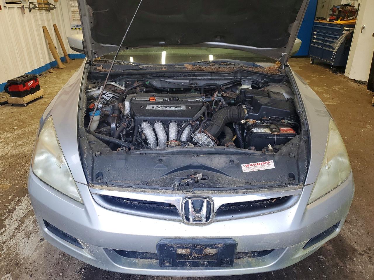2006 Honda Accord Ex Серебряный vin: 1HGCM56746A144934
