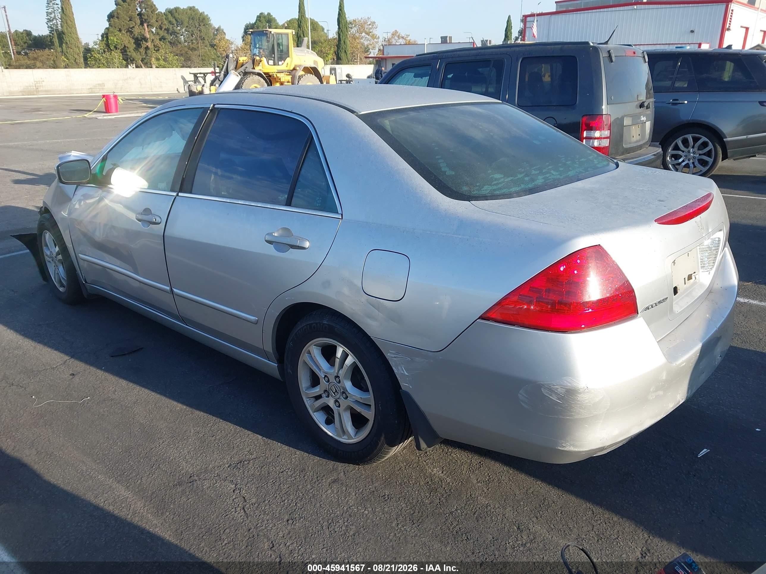 2006 Honda Accord 2.4 Ex Серебряный vin: 1HGCM56746A186424