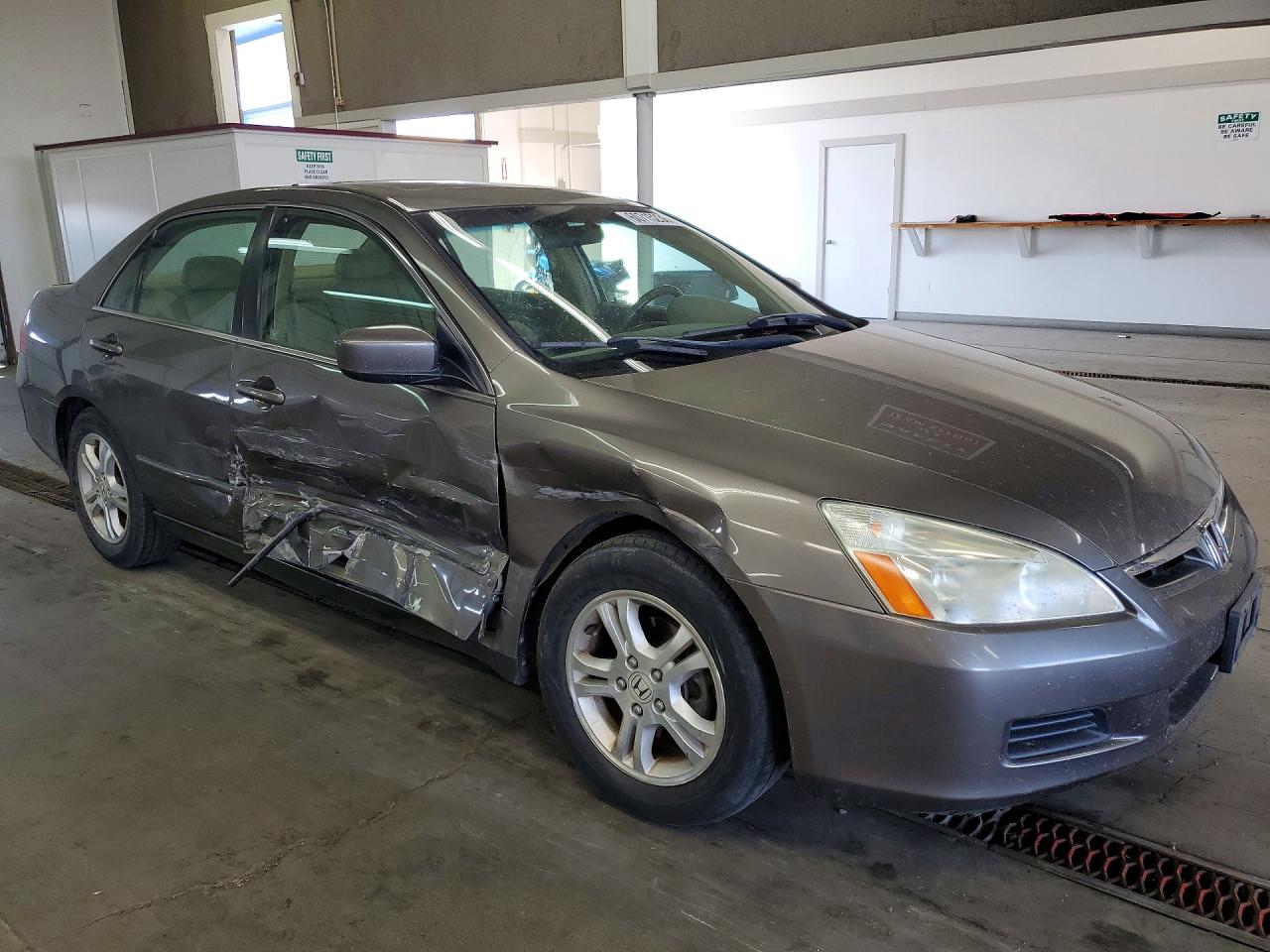 2007 Honda Accord Ex Tan vin: 1HGCM56747A014007