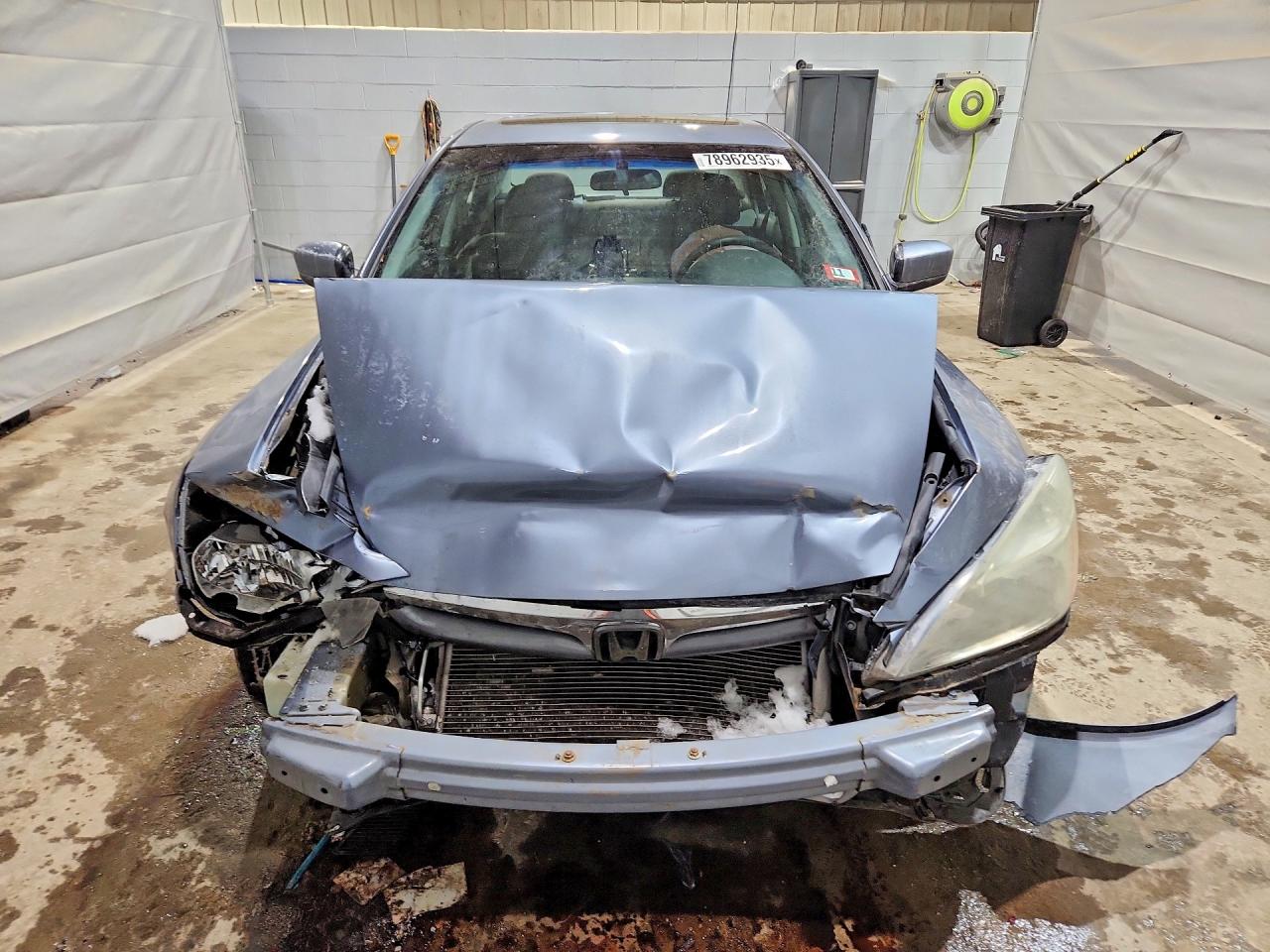 2007 Honda Accord Ex Blue vin: 1HGCM56747A071730