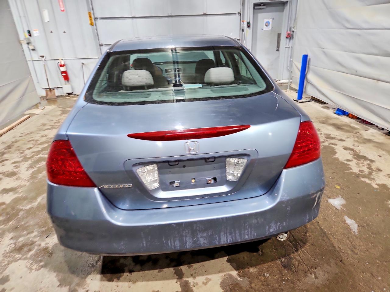 2007 Honda Accord Ex Blue vin: 1HGCM56747A071730
