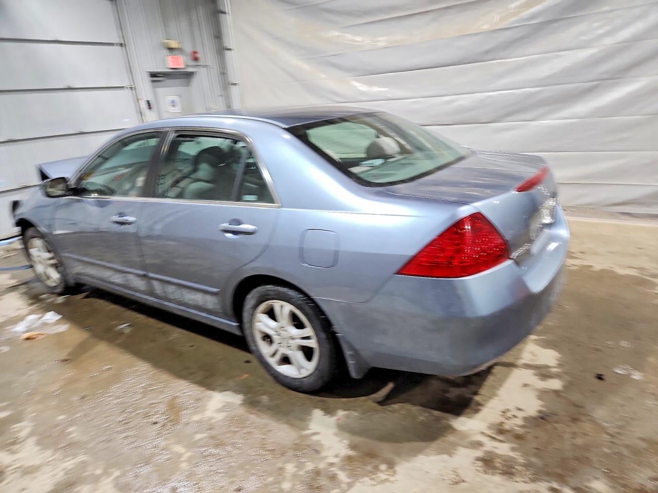 2007 Honda Accord Ex Blue vin: 1HGCM56747A071730