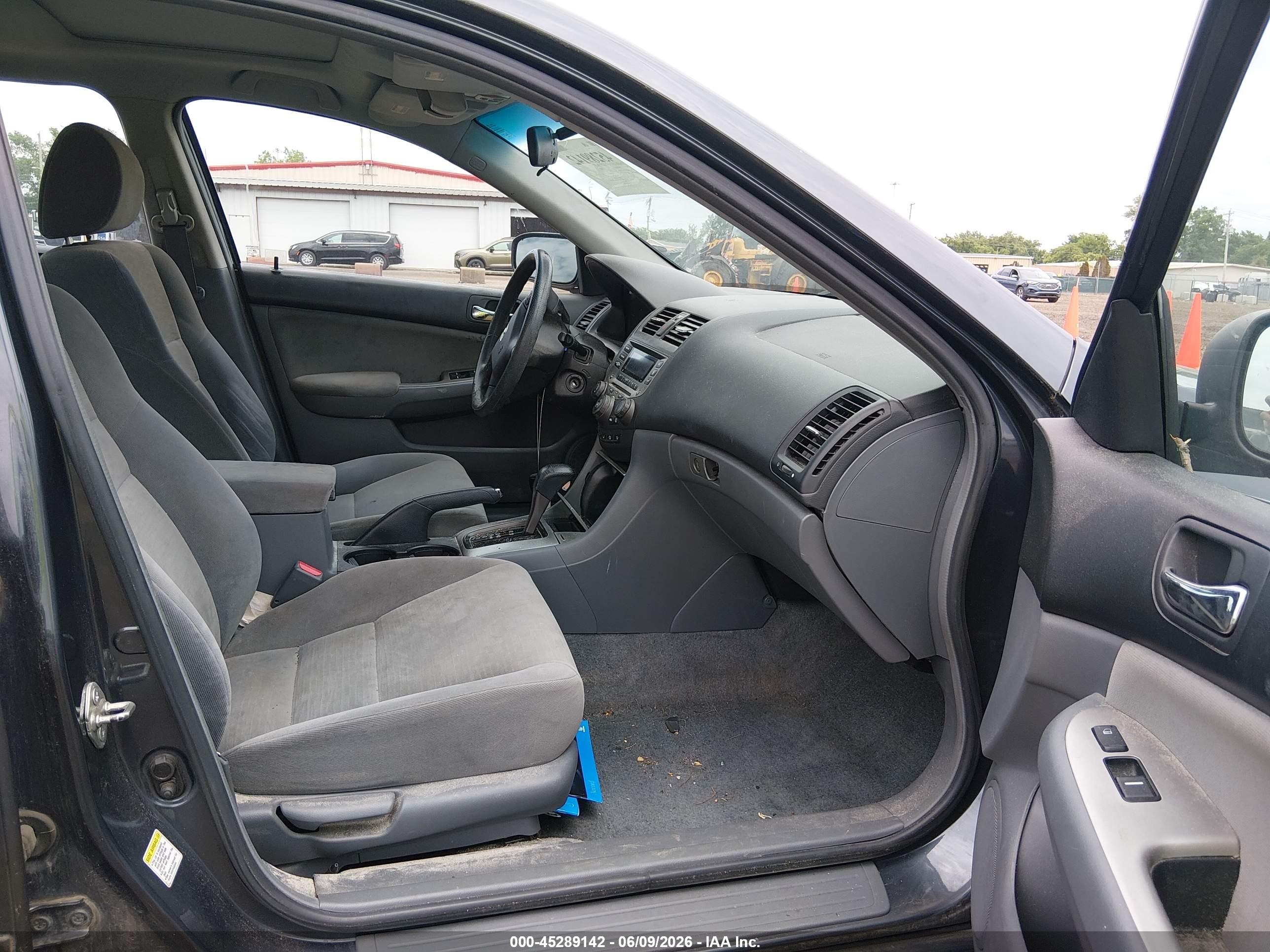 2007 Honda Accord 2.4 Ex Blue vin: 1HGCM56747A099804