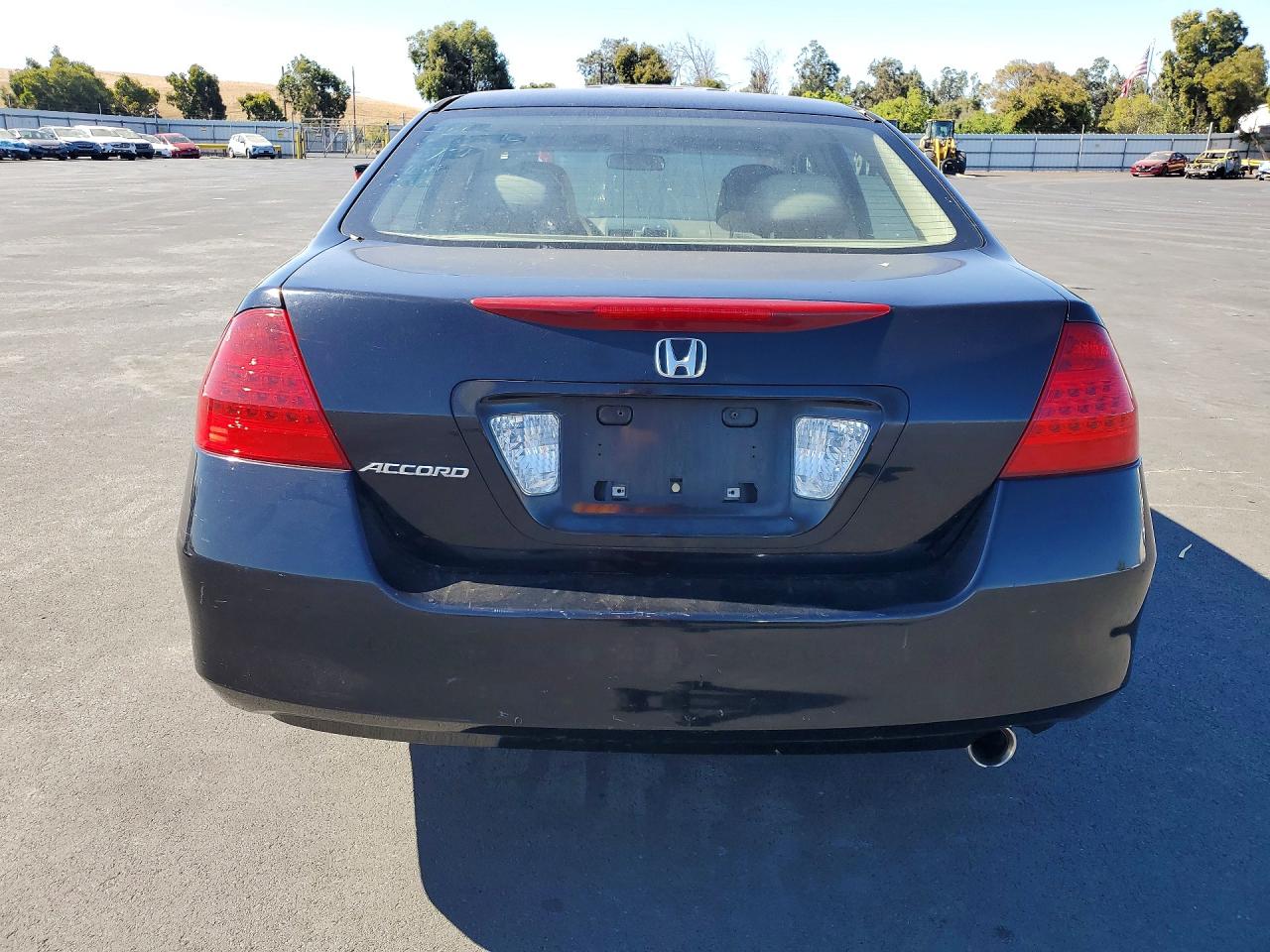 2007 Honda Accord Ex Black vin: 1HGCM56747A110669