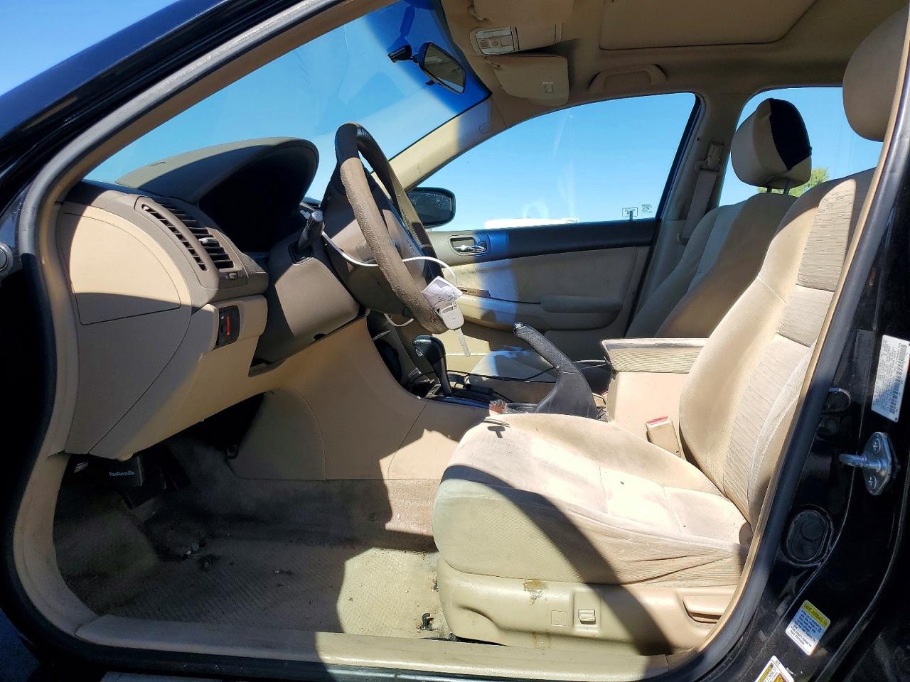 2007 Honda Accord Ex Black vin: 1HGCM56747A110669