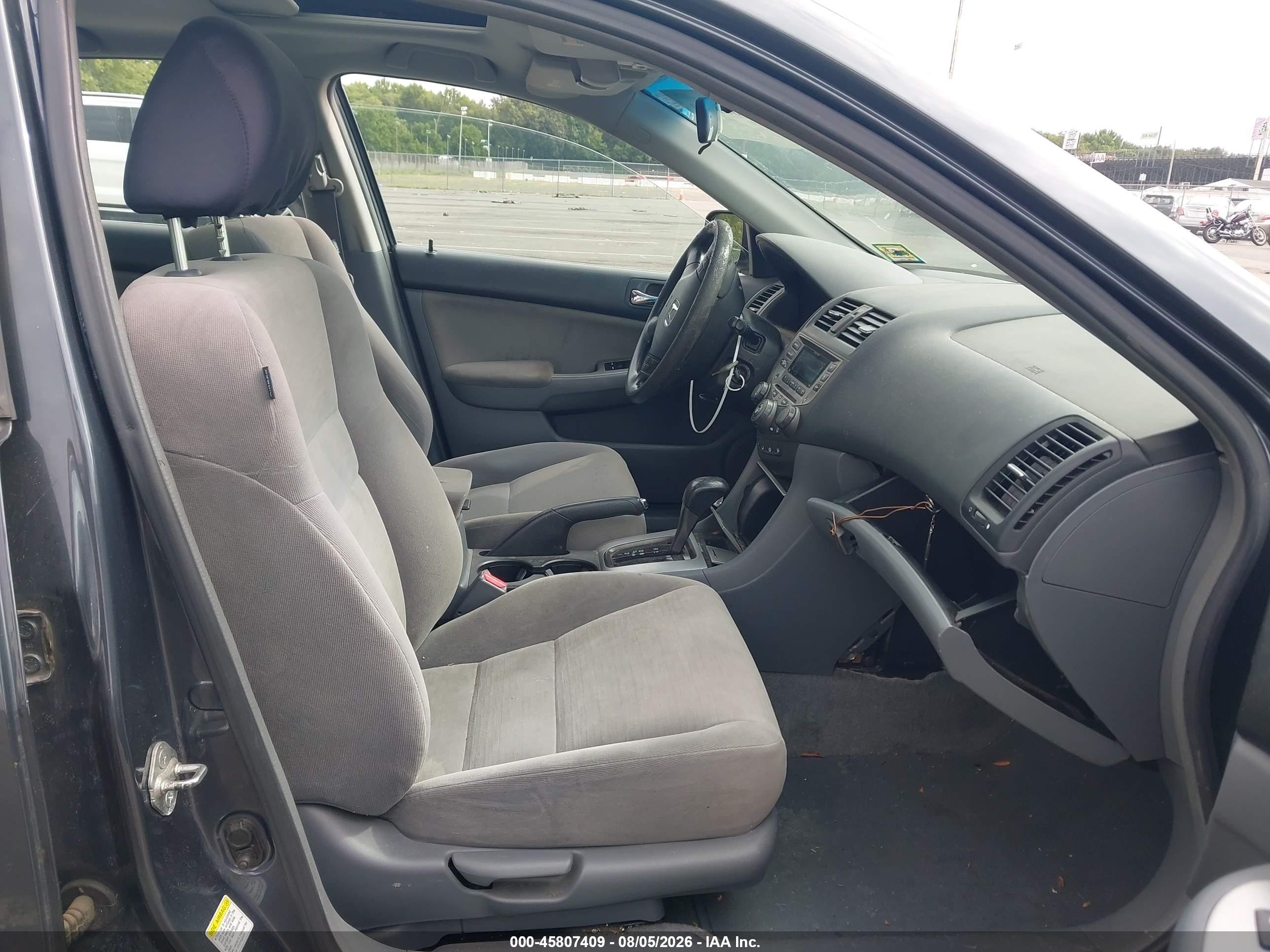 2007 Honda Accord 2.4 Ex Blue vin: 1HGCM56747A135684