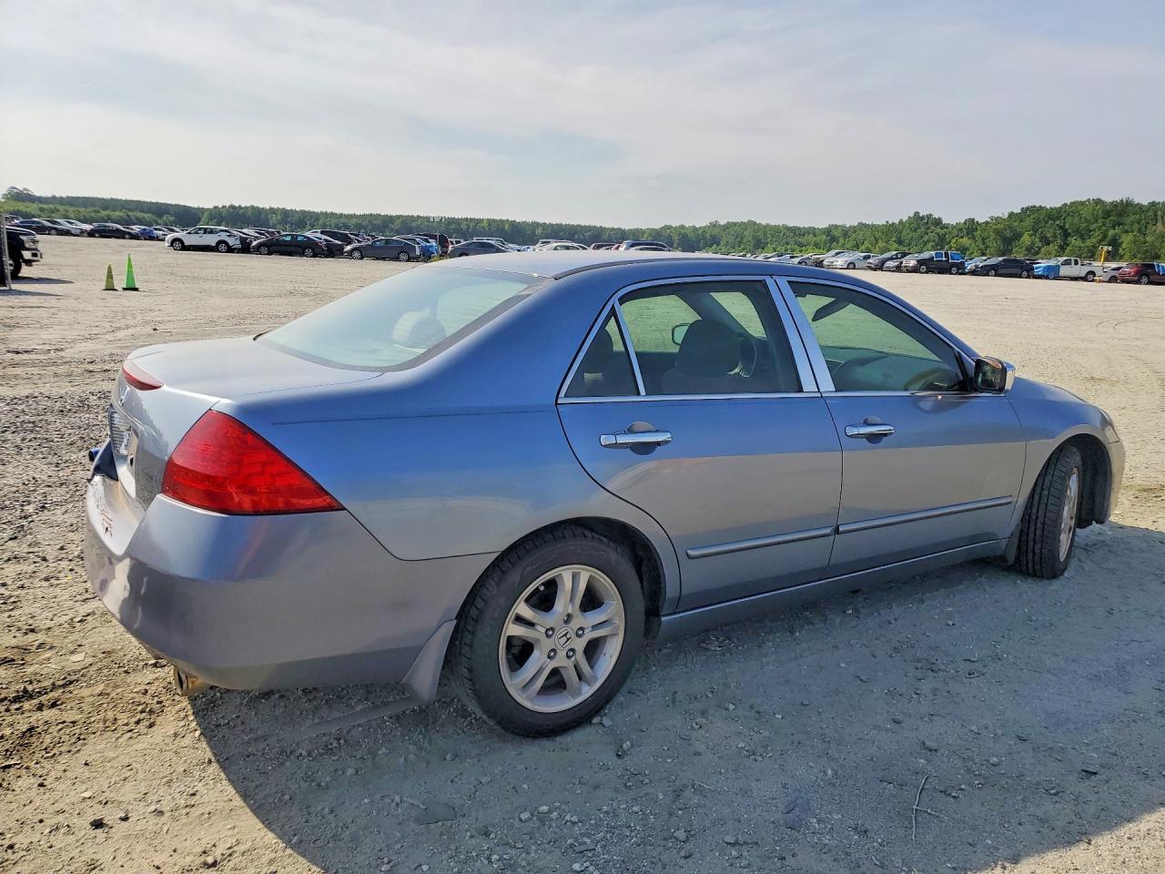 2007 Honda Accord Ex Gray vin: 1HGCM56747A145146
