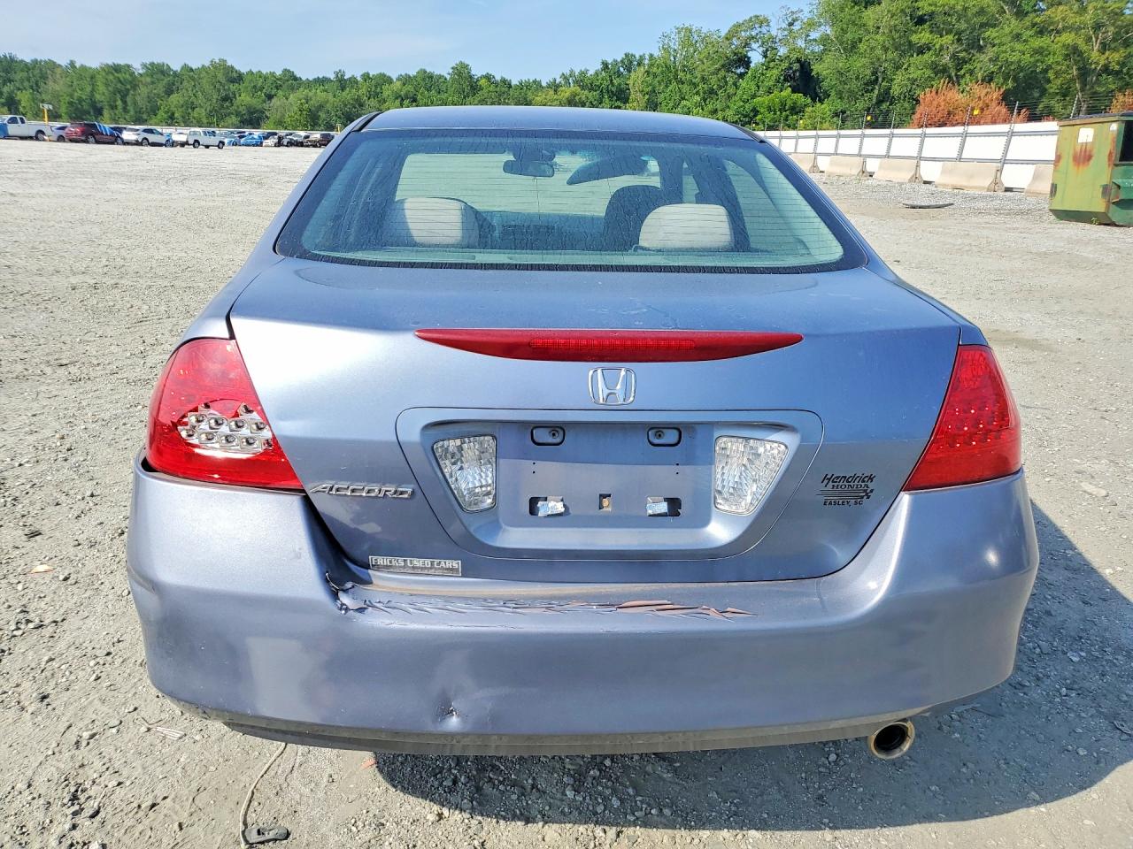 2007 Honda Accord Ex Gray vin: 1HGCM56747A145146