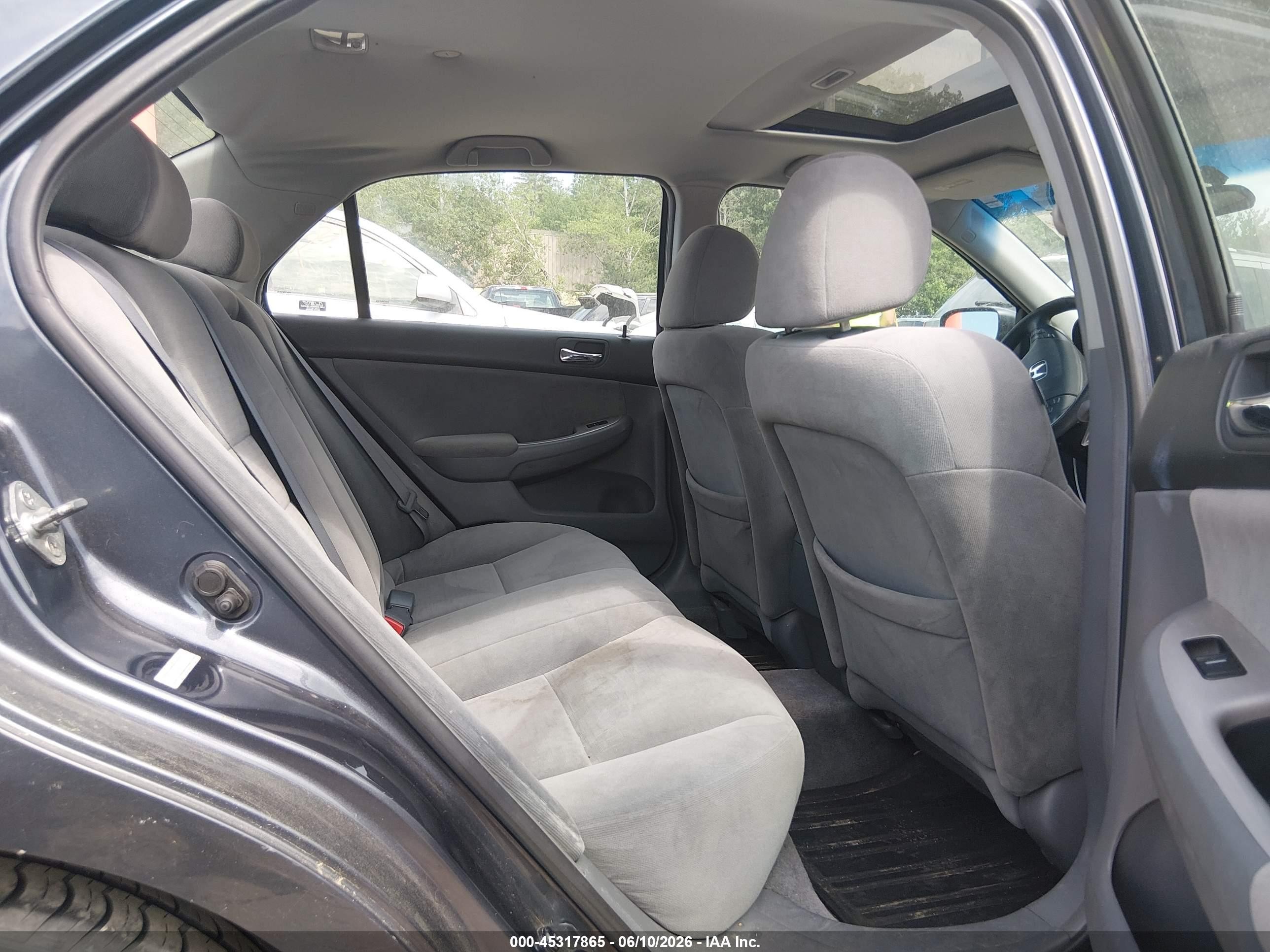 2007 Honda Accord 2.4 Ex Gray vin: 1HGCM56747A208780