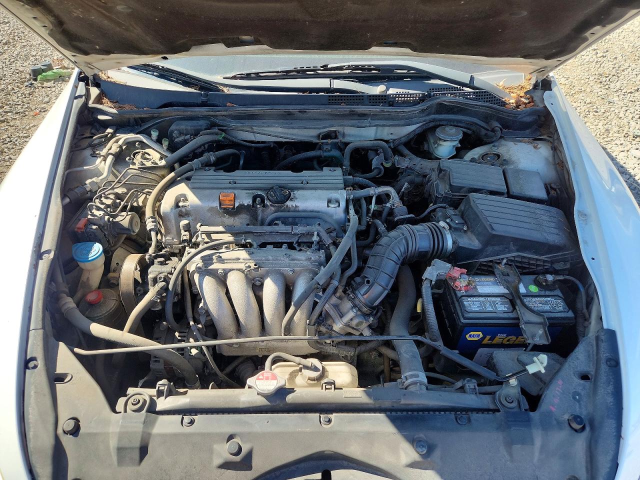 2007 Honda Accord Ex White vin: 1HGCM56747A227653