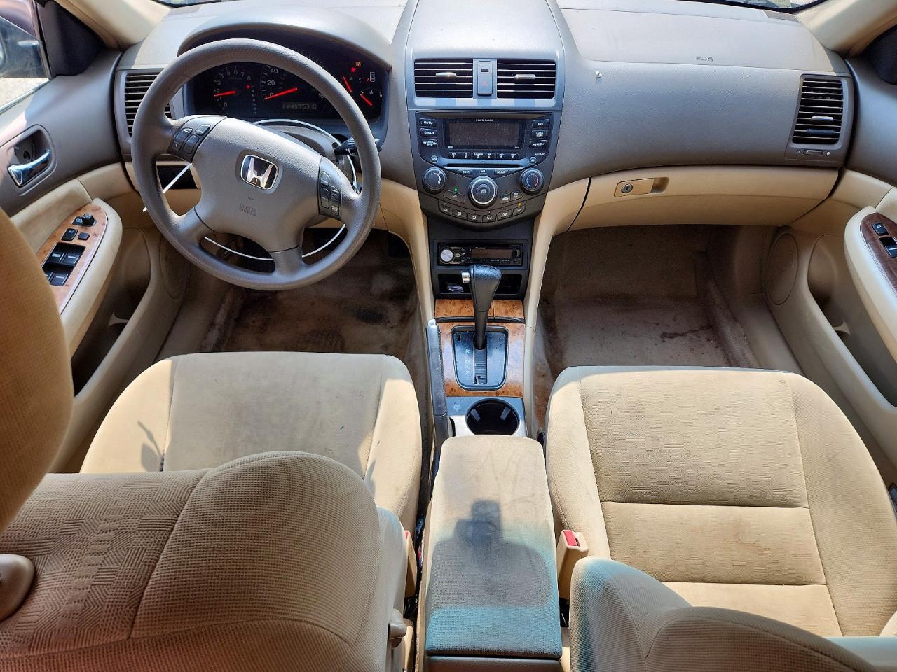 2004 Honda Accord Ex Beige vin: 1HGCM56754A096969