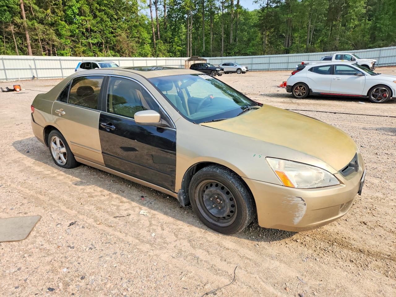 2004 Honda Accord Ex Beige vin: 1HGCM56754A096969