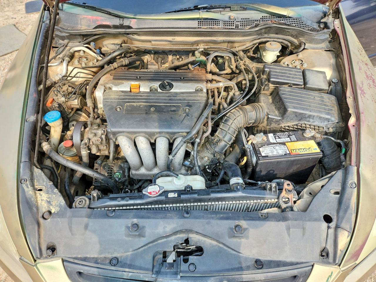 2004 Honda Accord Ex Beige vin: 1HGCM56754A096969